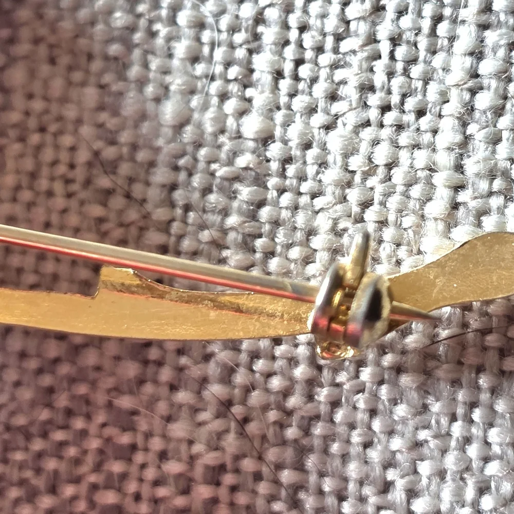 Vintage Gold Floral Brooch/Pin